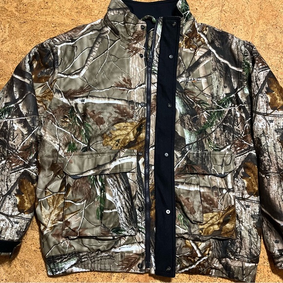 Field & Stream Realtree Camouflage Hydroproof Ultra Coat Sz L - Picture 10 of 16